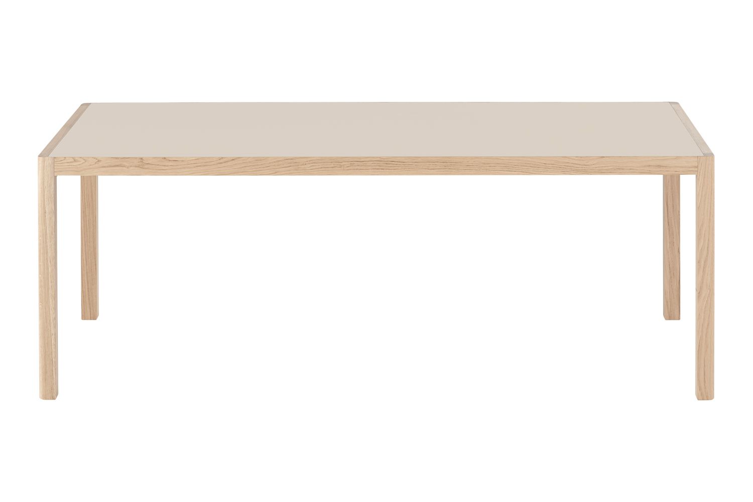 ムート ワークショップテーブル 130 / 140 / 200 横幅：200cm / 天板：ウォームグレー リノリウム