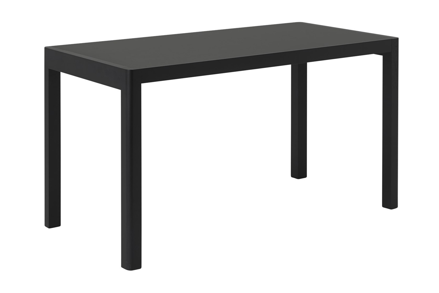 ムート ワークショップテーブル 130 / 140 / 200 横幅：130cm / 天板：ブラック リノリウム