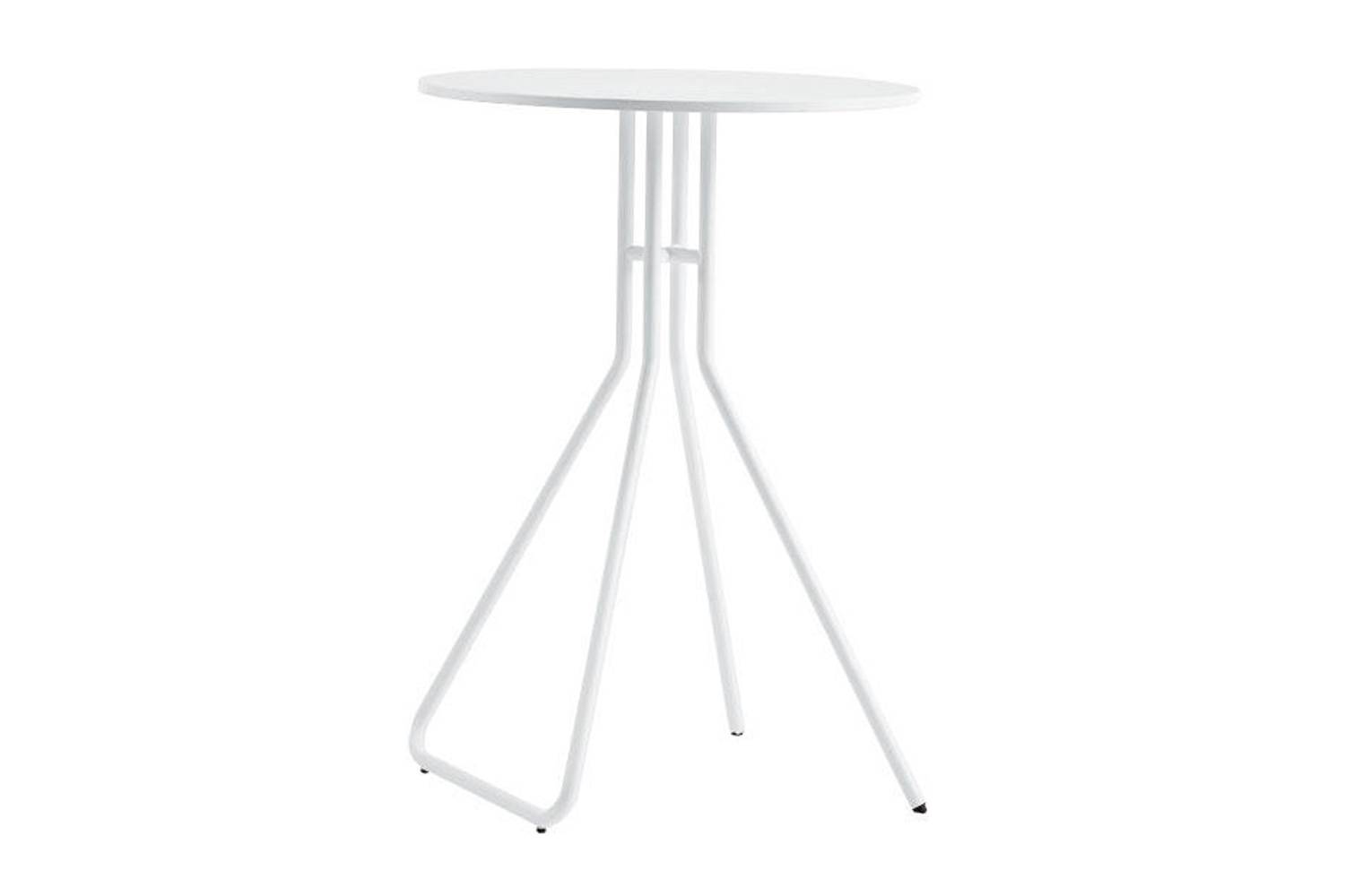アイプラス 005: テーブル ハイテーブル 天板：ホワイト / フレーム：ホワイト