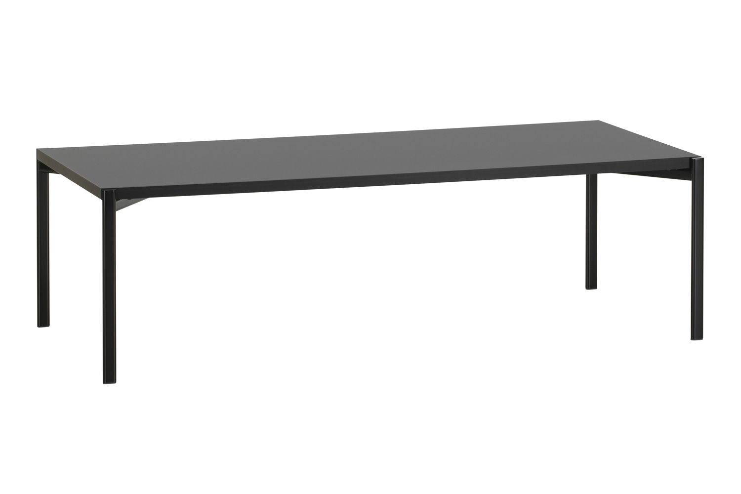 アルテック キキ サイドテーブル W140cm / 天板：ブラック ラミネート