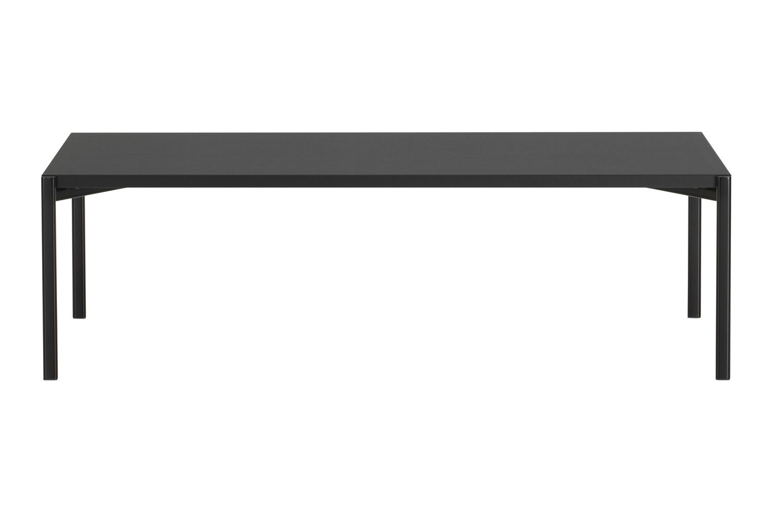 アルテック キキ サイドテーブル W140cm / 天板：ブラック リノリウム