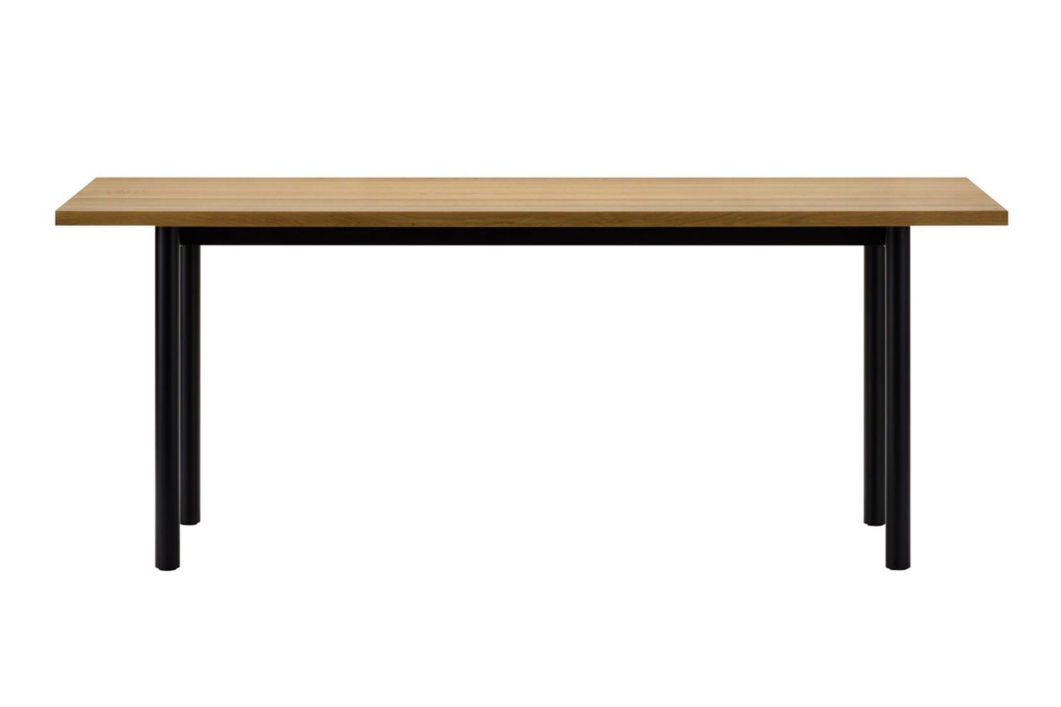 マルニ木工 マルタ ダイニングテーブル スチールレッグ 180 / 200 / 220 / 240 / 320 横幅：180cm オーク（ナチュラルクリア）