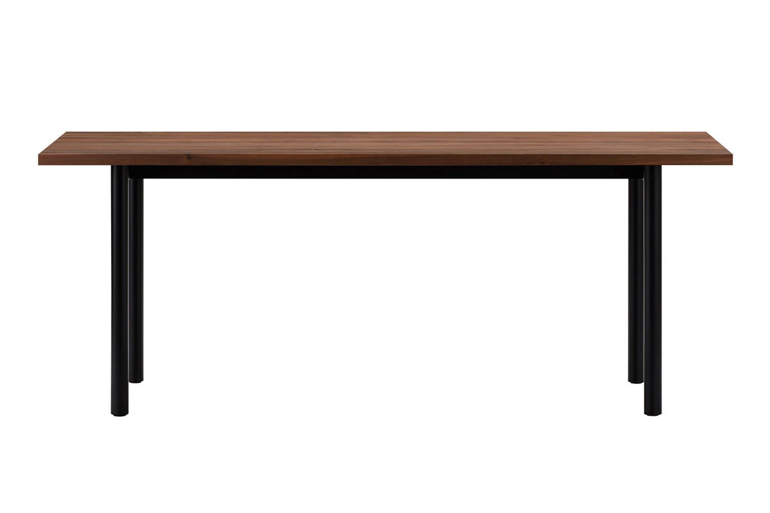 マルニ木工 マルタ ダイニングテーブル スチールレッグ 180 / 200 / 220 / 240 / 320 横幅：180cm ウォルナット（ナチュラルブラウン）