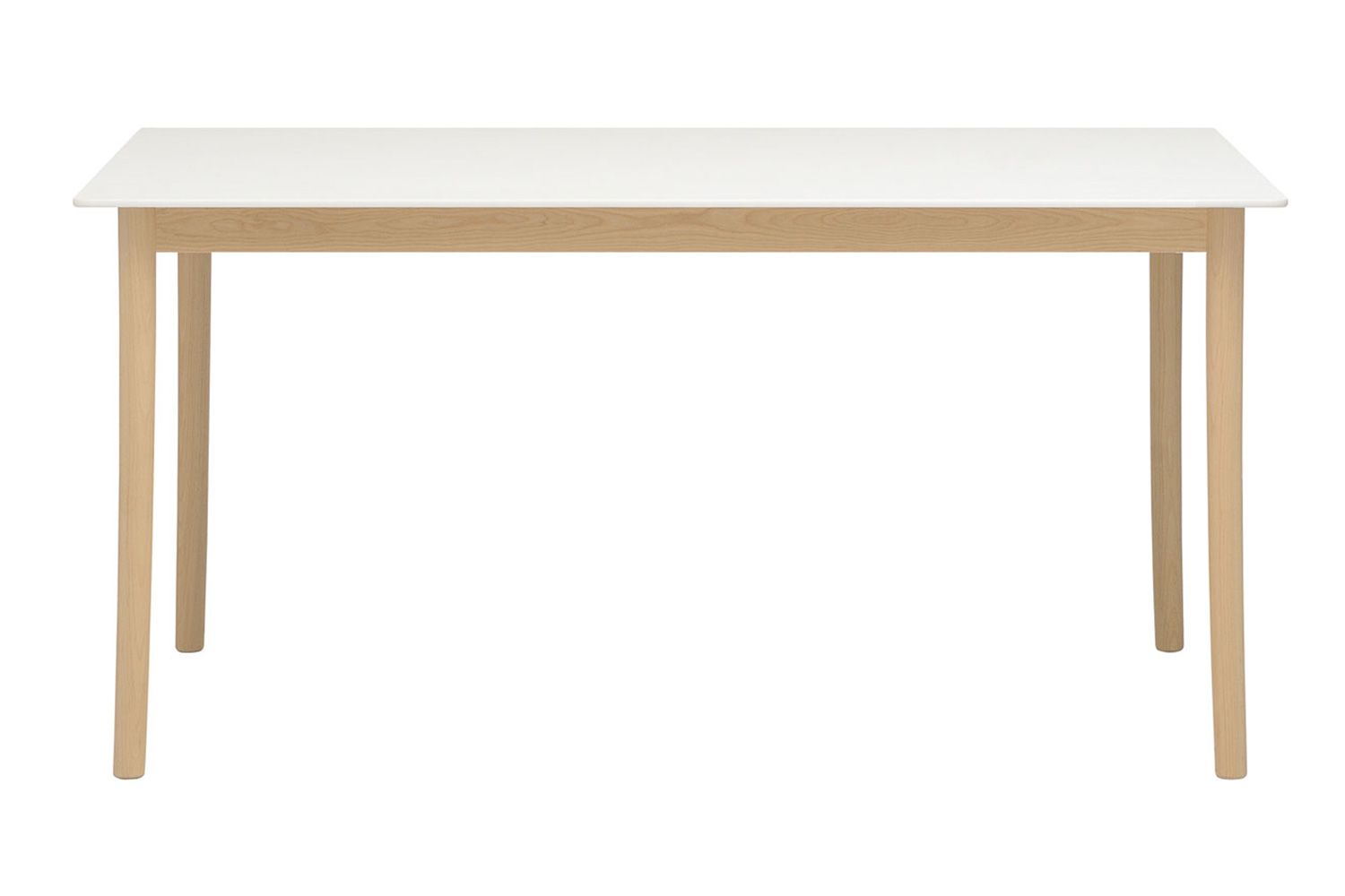 マルニ木工 ライトウッド ダイニングテーブル コーリアン 130 / 160 / 180 / 200 横幅：160cm メープル (ナチュラルクリア)