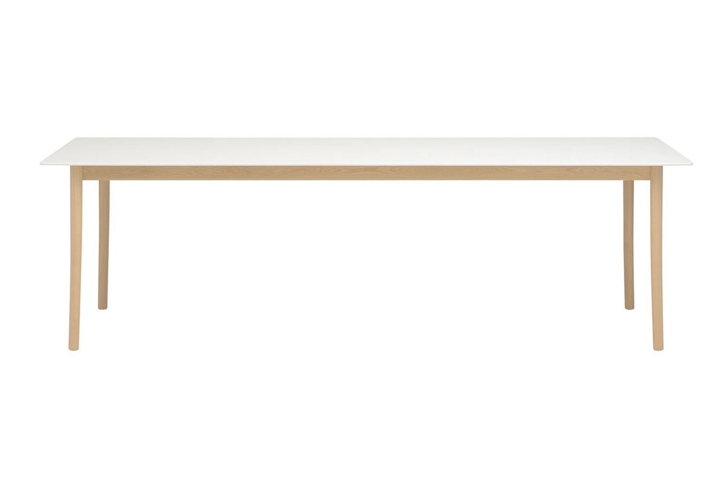 マルニ木工 ライトウッド ダイニングテーブル コーリアン 130 / 160 / 180 / 200 横幅：240cm メープル (ナチュラルクリア)