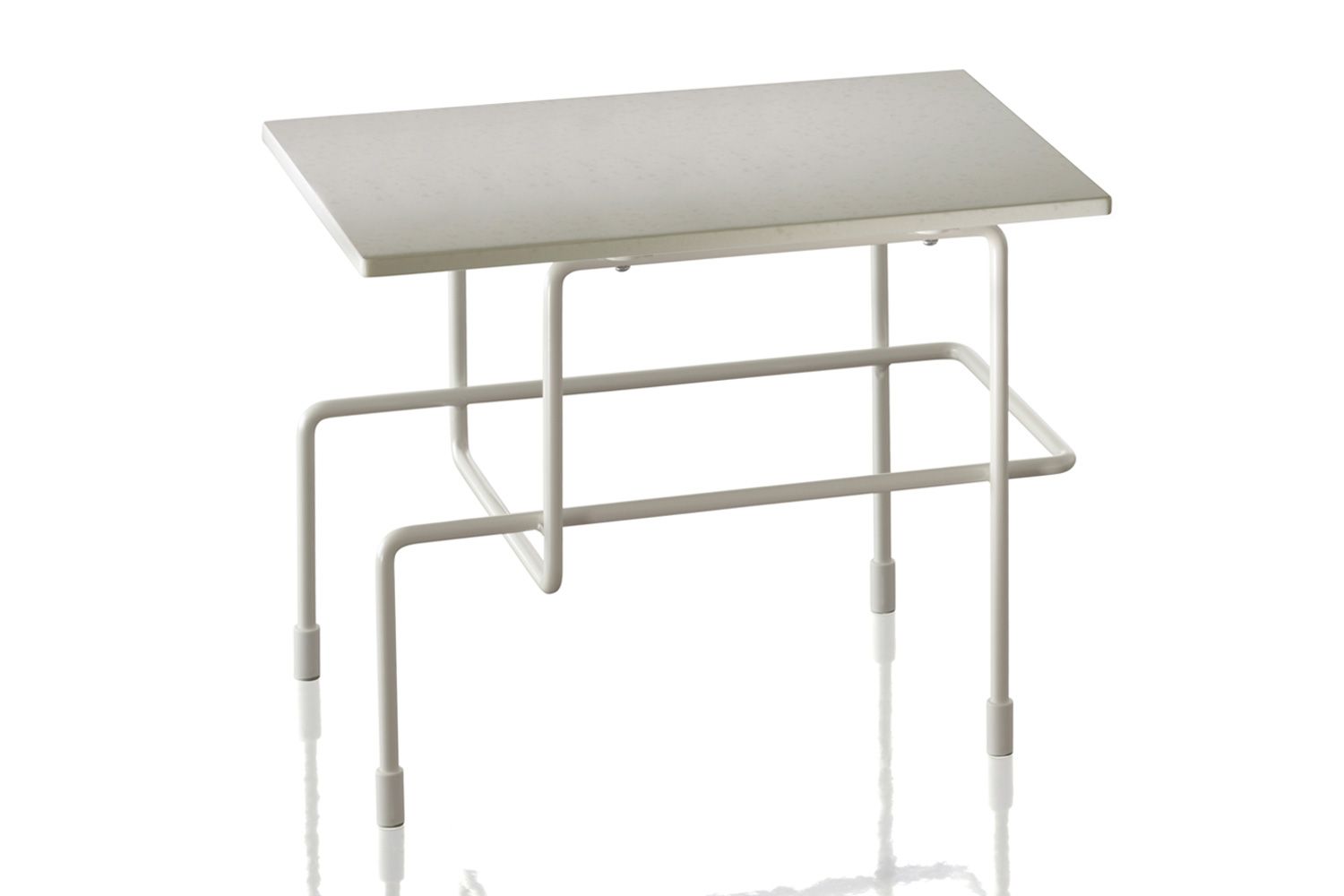 マジス トラフィック ローテーブル W45cm / ホワイト（オーク材天板）＋ホワイト（脚）