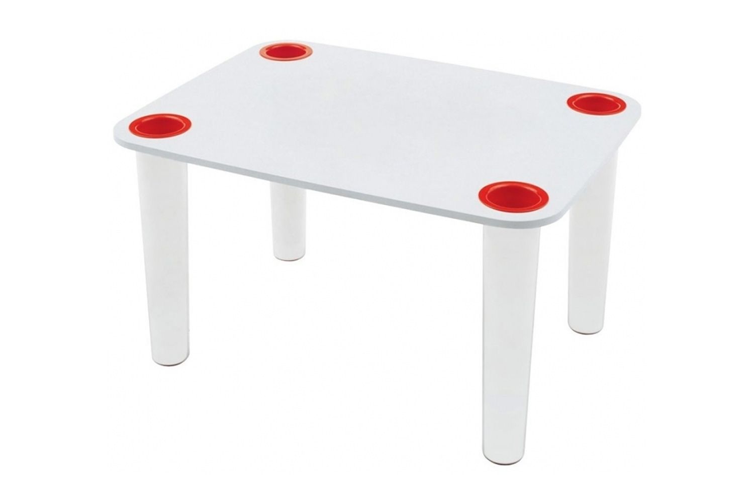 マジス リトルフレア テーブル White（テーブルの脚は透明です）