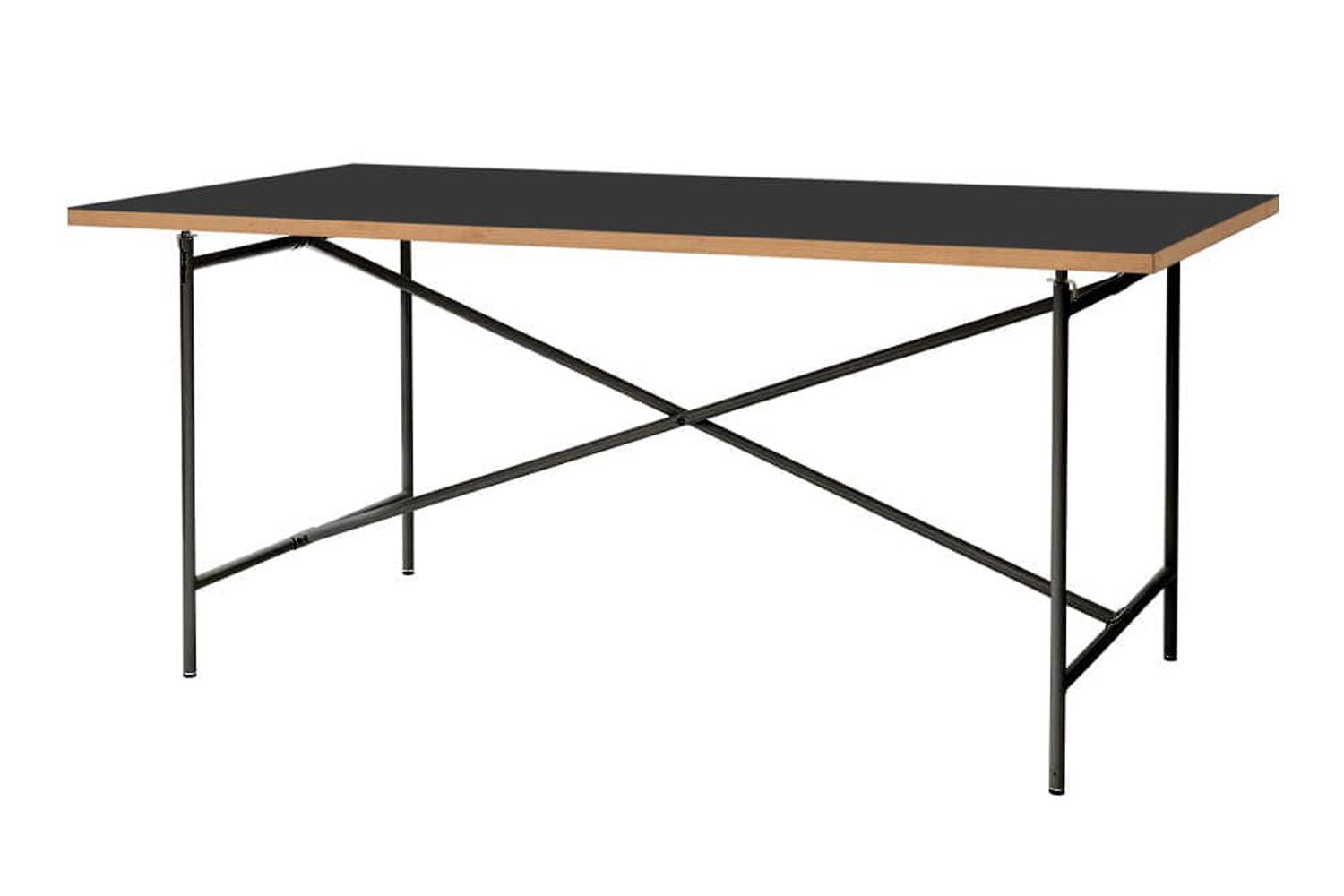 リチャード ランパート アイアーマン テーブル 2 リノリウム ブラック 天板：ブラック / フレーム：ブラック