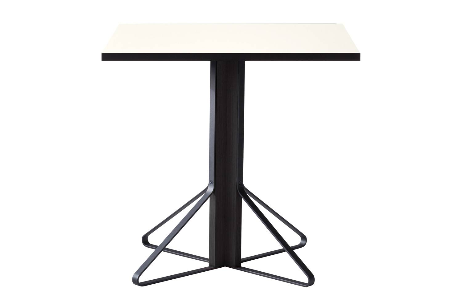 アルテック REB011 カアリ テーブル 正方形 天板：ホワイトグロッシー HPL / 脚部: ブラックラッカー