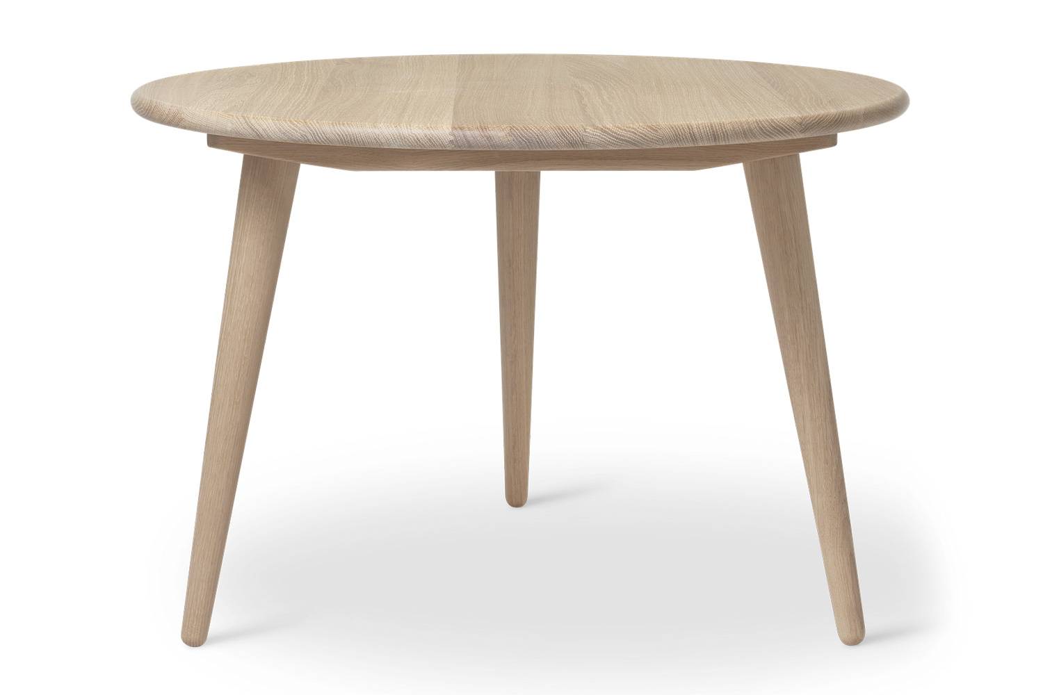 カール・ハンセン＆サン CH008 コーヒーテーブル 直径：78 x 高さ：53cm / オーク材ホワイトオイル仕上