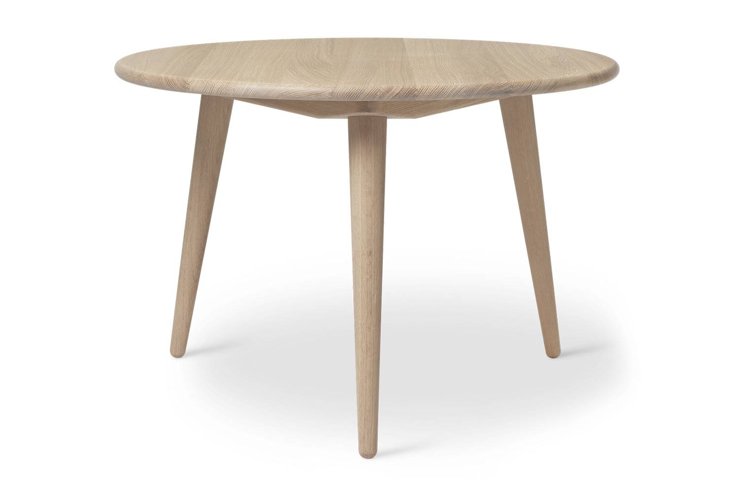 カール・ハンセン＆サン CH008 コーヒーテーブル 直径：78 x 高さ：53cm / オーク材ホワイトオイル仕上