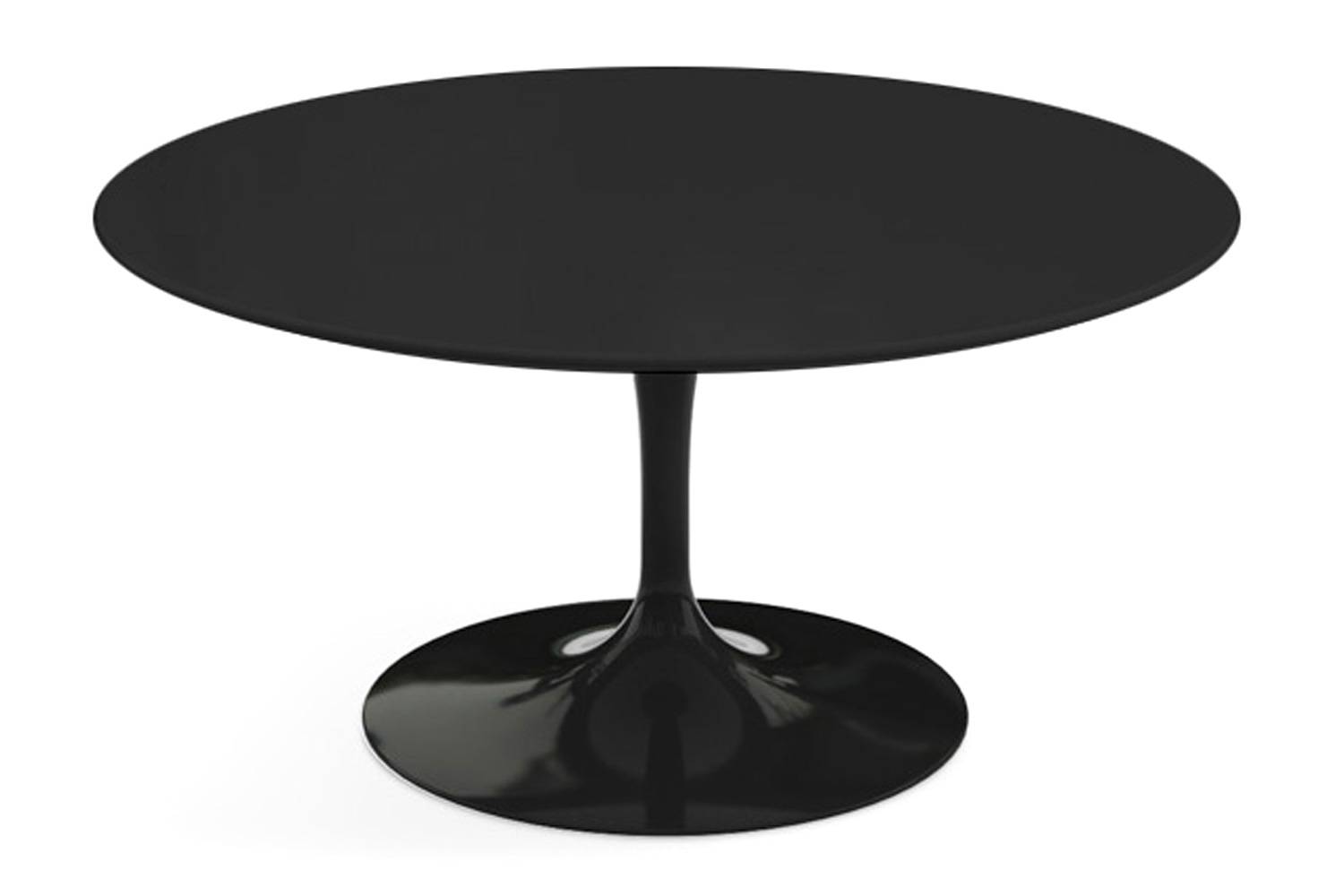 ノル スタジオ サーリネン コレクション ローテーブル ラウンドコーヒーテーブル ブラック 天板：ラミネート・ブラック
