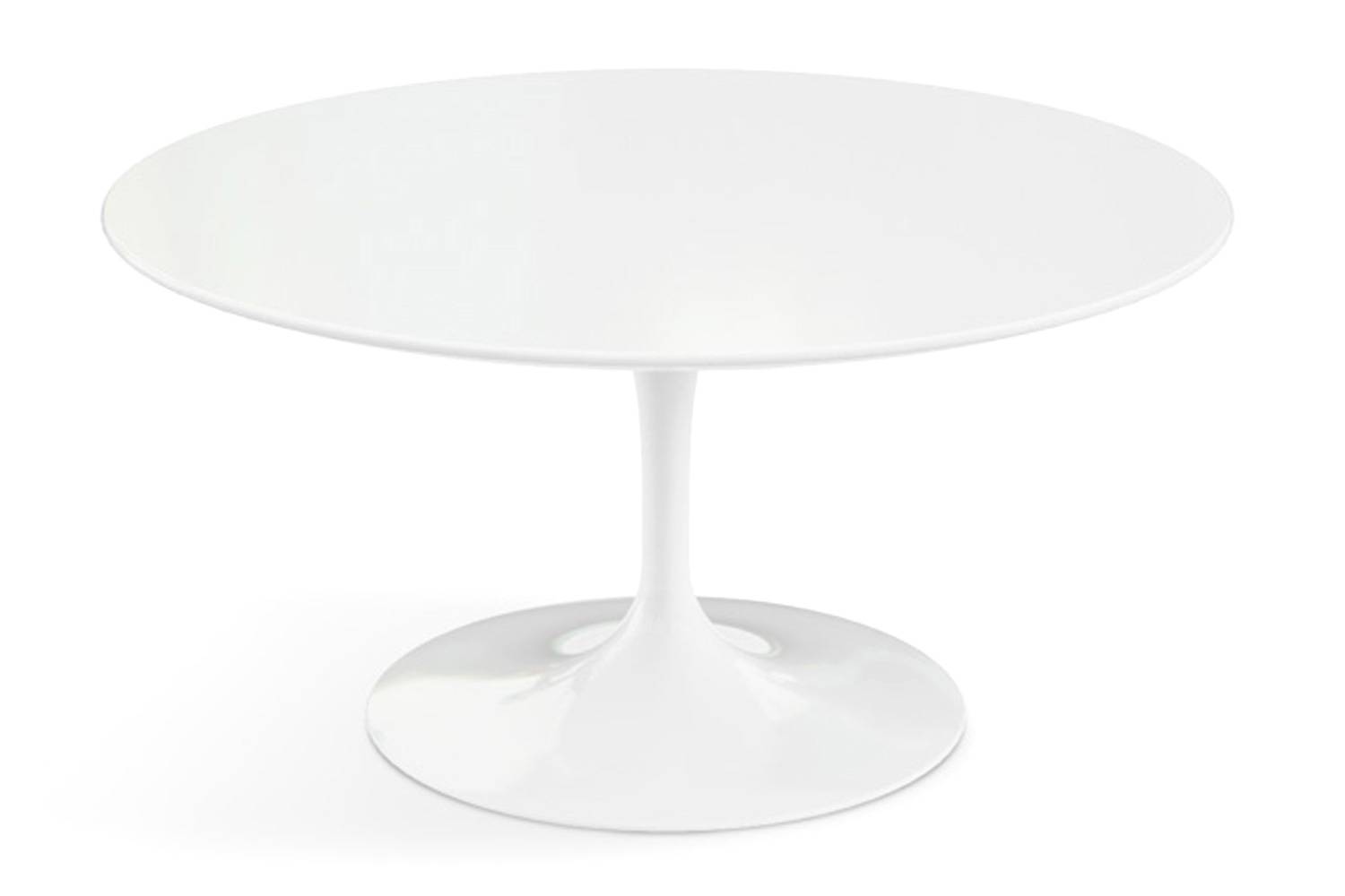 ノル スタジオ サーリネン コレクション ローテーブル ラウンドコーヒーテーブル ホワイト 天板：ラミネート・ホワイト