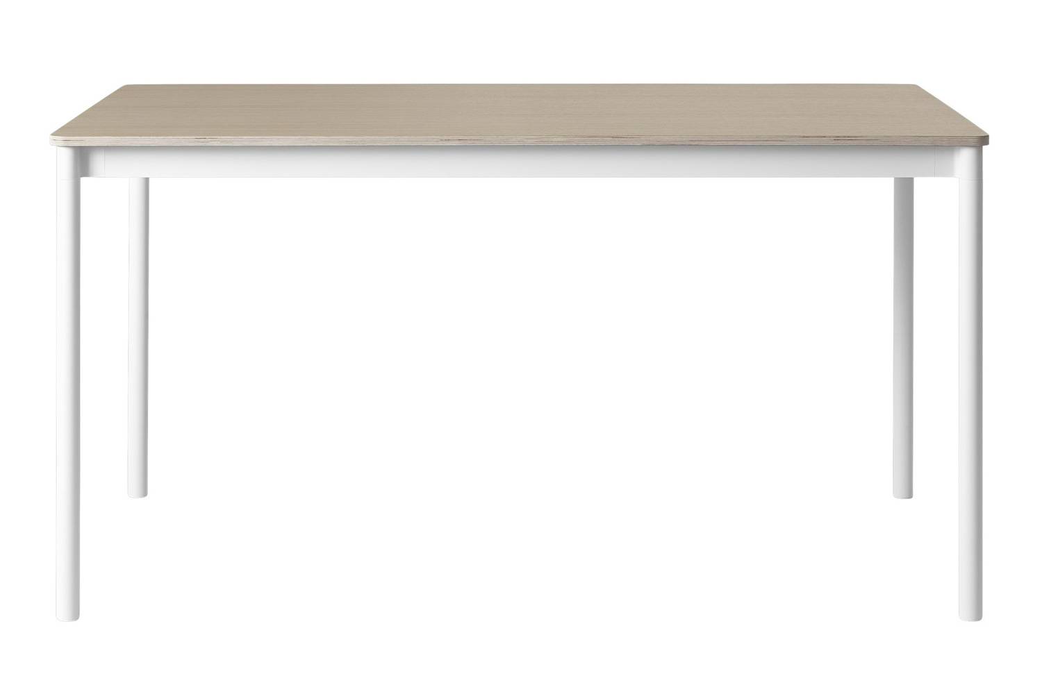 ムート ベーステーブル 横幅：190cm オークベニア / プライウッド / ホワイト