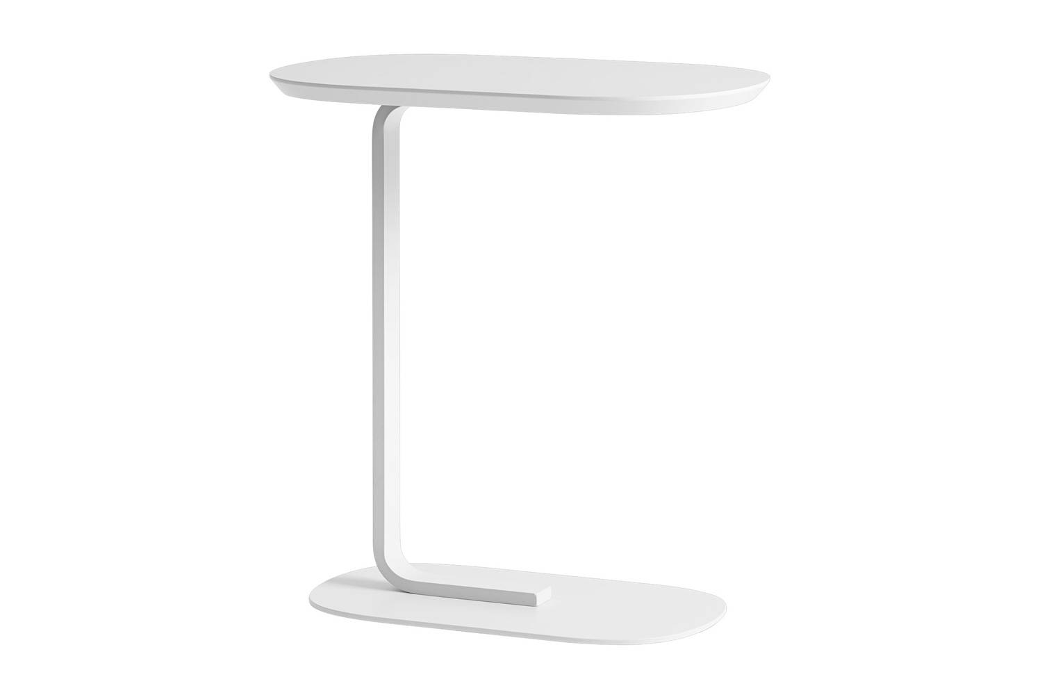 ムート リレートサイドテーブル / H60.5cm 天板：オフホワイト / ベース：オフホワイト