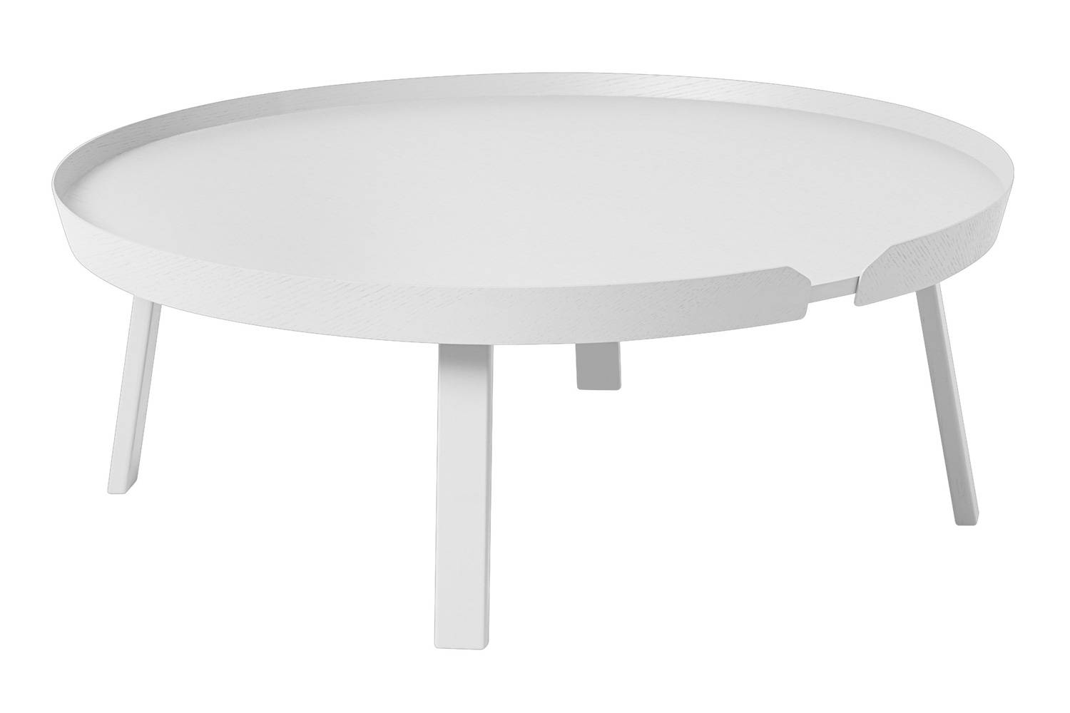 ムート アラウンドコーヒーテーブル ラージ / エクストララージ 直径：95cmホワイト